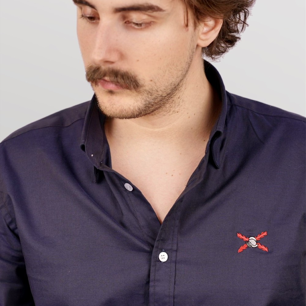 Camisa Azul Marino Regular Fit