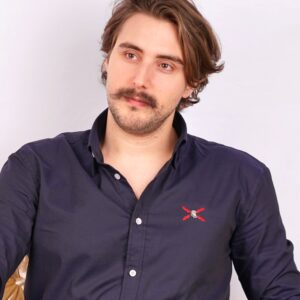 Camisa Azul Marino Regular Fit