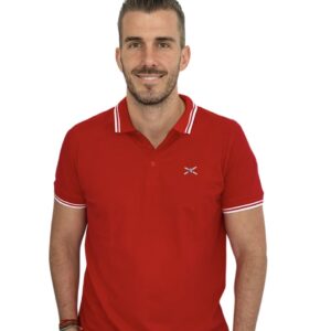 Polo Rojo con Patentes