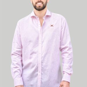 Camisa Rosa Palo Lino-Algodón
