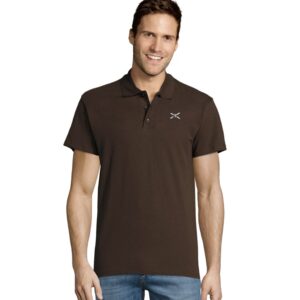 polo marrón chocolate diego alferez