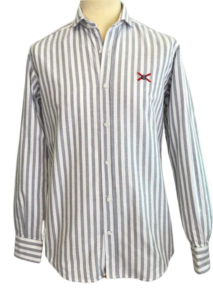 Camisa Rayas Grises